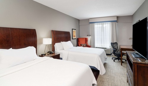 Habitación, 2 camas de matrimonio, accesible para personas con discapacidad