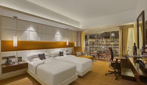 Earth Lagoon View Room with Private Balcony - King Bed