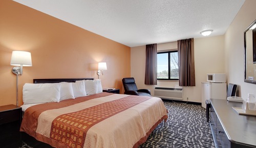 Habitación, 1 cama de matrimonio grande, no fumadores, frigorífico y microondas