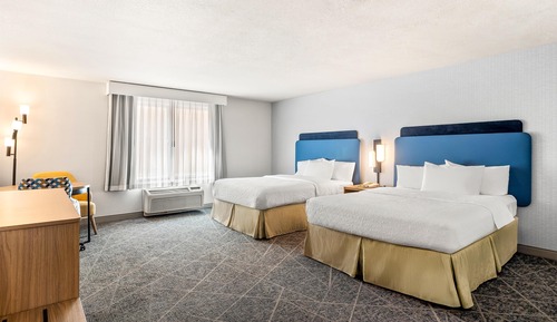 Habitación, 2 camas de matrimonio, accesible para personas con discapacidad, no fumadores