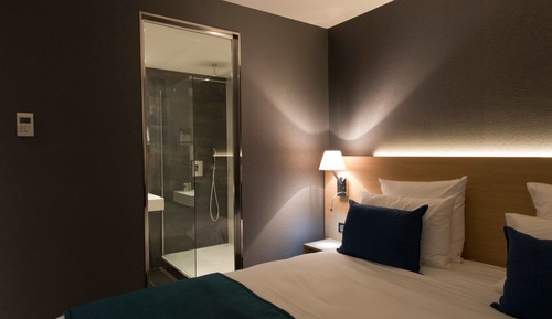 Habitación superior, 1 cama de matrimonio grande, accesible para personas con discapacidad