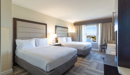 Habitación estándar, 2 camas de matrimonio, vistas al río (High Floor)