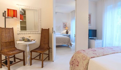 Suite junior, 2 habitaciones, vistas al jardín