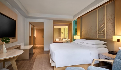 Habitación, 1 cama de matrimonio grande, no fumadores, acceso a la piscina (Guest Room)