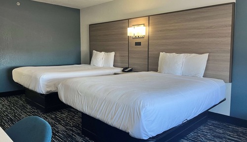 Habitación, 2 camas de matrimonio, accesible para personas con discapacidad, no fumadores