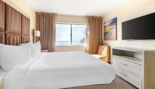 Habitación, 1 cama de matrimonio grande, vistas al mar