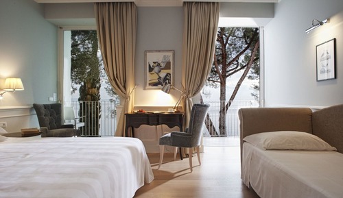 Habitación familiar, vistas al mar