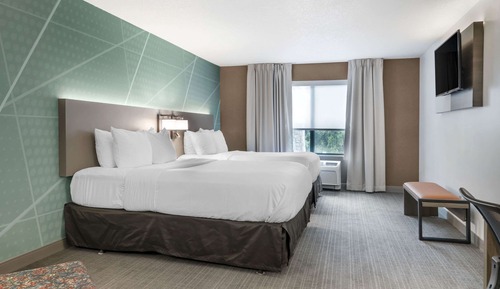 Habitación, 2 camas de matrimonio, accesible para personas con discapacidad, no fumadores