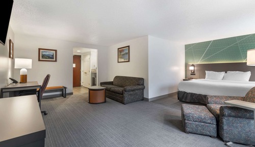 Suite, 1 cama de matrimonio grande con sofá cama