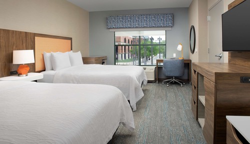 Habitación, 2 camas de matrimonio, accesible para personas con discapacidad, no fumadores