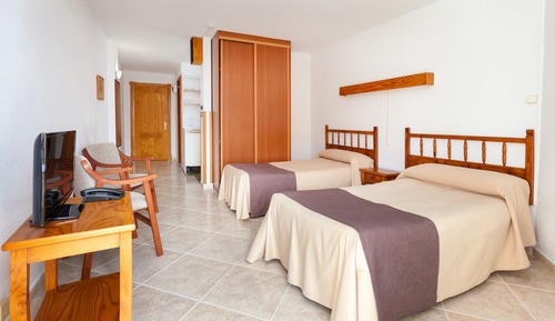 Estudio, 2 camas individuales, vistas a la montaña