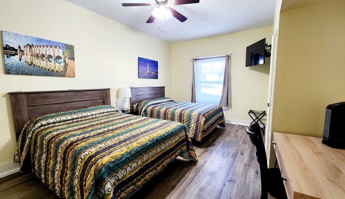 Habitación, 2 camas de matrimonio