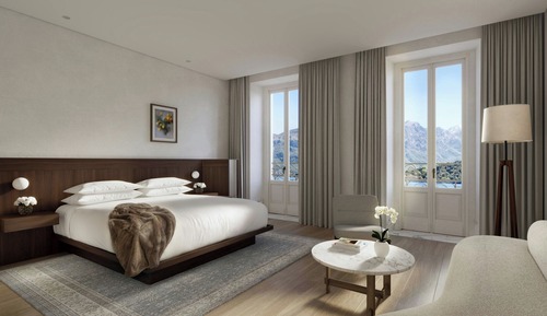 Habitación superior, 1 cama de matrimonio grande, no fumadores, vistas al lago