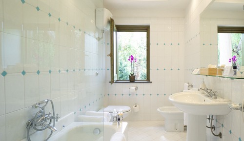 Garden Double room with sea view and terrace