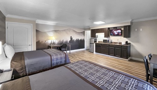 Habitación estándar, 2 camas de matrimonio, cocina