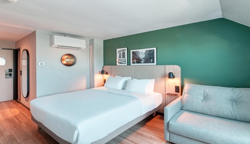 Habitación estándar, 1 cama de matrimonio con sofá cama