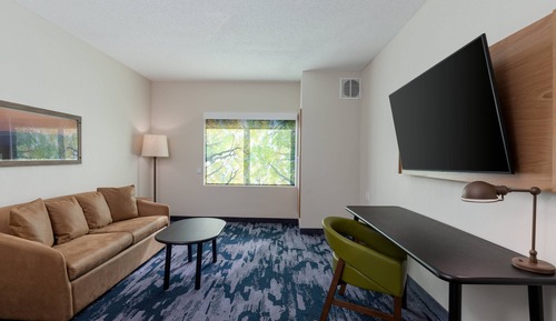 Suite, 1 cama de matrimonio grande con sofá cama