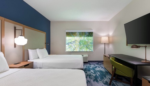 Habitación, 2 camas de matrimonio