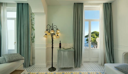 Habitación Deluxe doble, terraza, vistas al mar