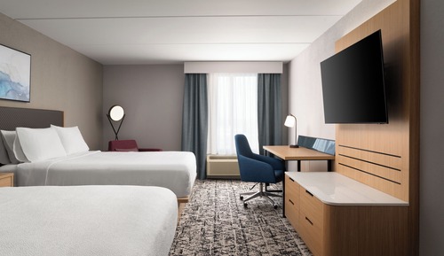 Habitación doble, 2 camas de matrimonio