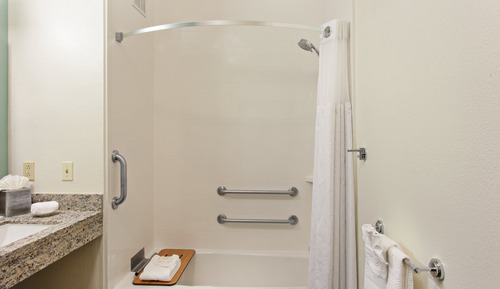 Suite estudio, 1 cama de matrimonio, accesible en silla de ruedas, cocina (Accessible Tub)