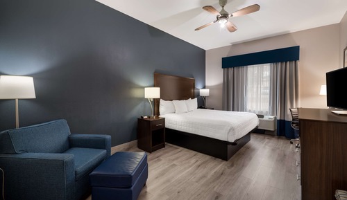 Habitación estándar, 1 cama de matrimonio grande, no fumadores, frigorífico y microondas