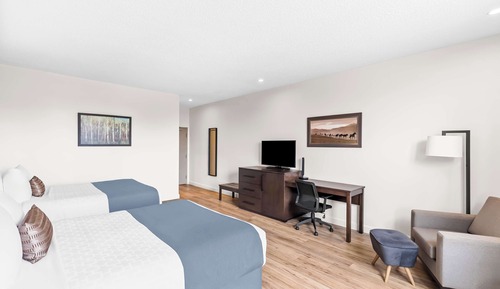 Habitación estándar, 2 camas de matrimonio, no fumadores, frigorífico