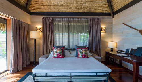 Villa, 1 cama de matrimonio grande con sofá cama, no fumadores, vistas a la laguna (Beachside)