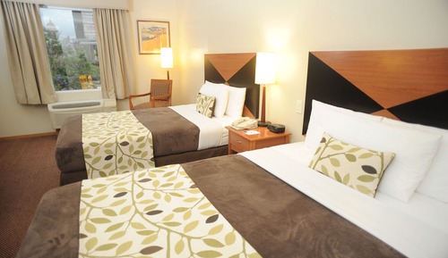 Habitación, 2 camas dobles, accesible para personas con discapacidad, no fumadores