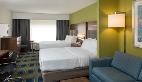 Suite, 1 cama de matrimonio grande, accesible para personas con discapacidad (Roll-In Shower)