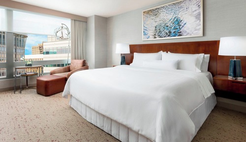 Habitación, 1 cama de matrimonio grande, vistas a la ciudad (Mobility Accessible, Roll-In Shower)