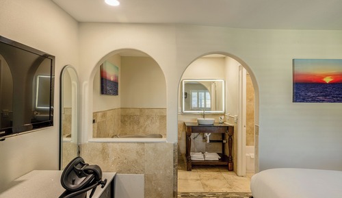 Habitación, 1 cama de matrimonio grande, fumadores, bañera de hidromasaje