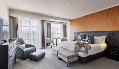 Habitación de lujo, 1 cama de matrimonio grande, balcón, vistas a la montaña