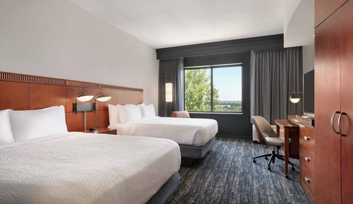 Habitación, 2 camas de matrimonio (Mobility/Hearing Accessible, Tub)