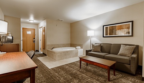 Habitación, 1 cama de matrimonio grande, no fumadores, bañera de hidromasaje