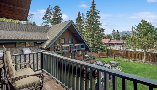 Habitación Deluxe, 1 cama de matrimonio grande, chimenea, vistas a la montaña (Beargrass)