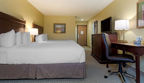 Habitación ejecutiva, 2 camas de matrimonio, no fumadores, frigorífico y microondas