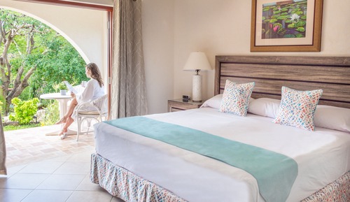 Habitación, vistas al jardín