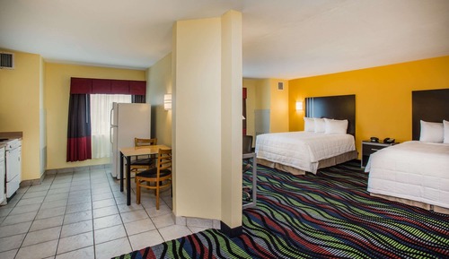 Habitación, 2 camas de matrimonio, no fumadores, cocina