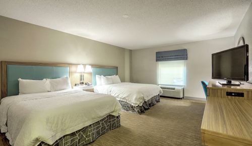 Habitación, 2 camas de matrimonio, accesible para personas con discapacidad, no fumadores