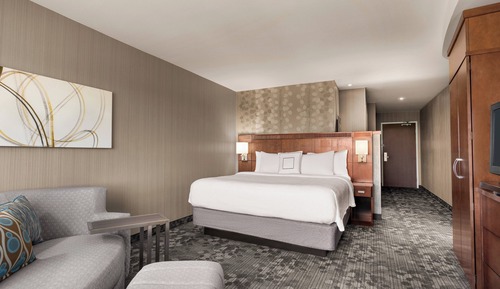 Habitación, 1 cama de matrimonio grande con sofá cama (Hearing Accessible)