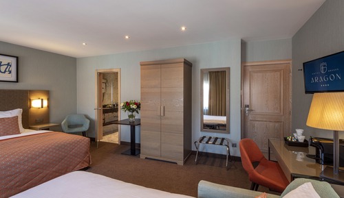 Habitación familiar, cocina básica