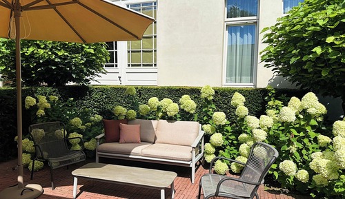 Habitación Confort con 1 cama doble o 2 individuales, vistas al patio