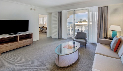 Suite, 1 cama de matrimonio grande con sofá cama, vistas al mar (Ocean View)