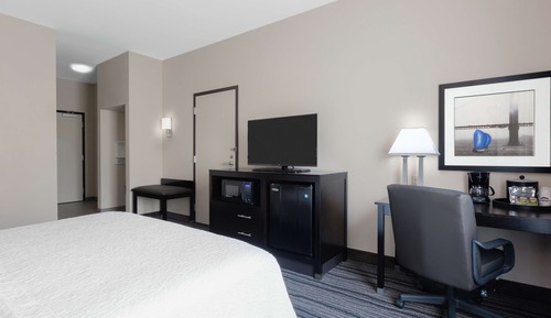 Habitación, 1 cama de matrimonio grande (Mobility & Hearing, Roll-in Shower)