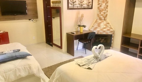 Habitación triple clásica, chimenea