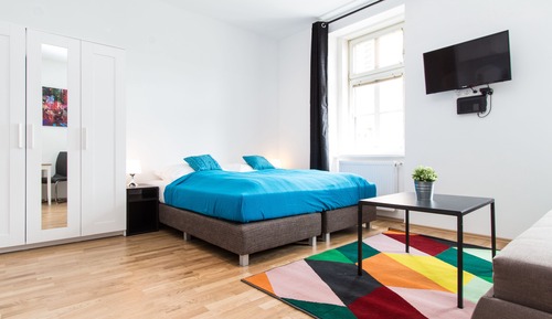 Apartamento estándar, 1 cama de matrimonio con sofá cama, cocina