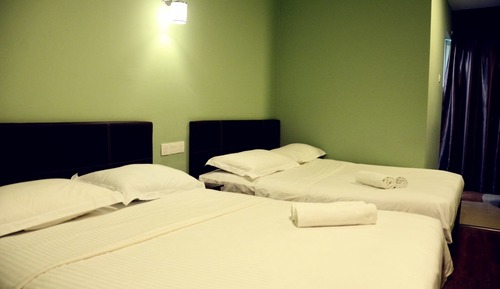 Habitación familiar, 2 camas de matrimonio (Deluxe)