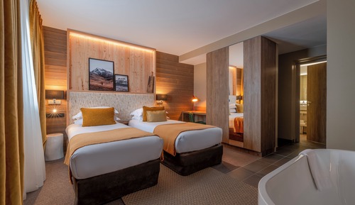 Suite Signature, 3 habitaciones, bañera de hidromasaje, vistas a la montaña