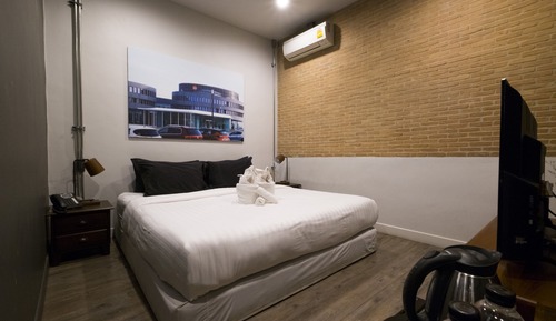 Habitación, 1 cama de matrimonio grande, no fumadores, sin ventanas